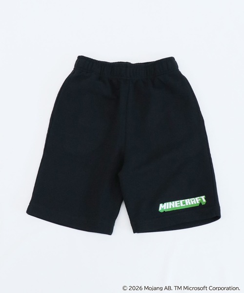 RUGGEDWORKS(ラゲッドワークス)の「《マインクラフト》キッズ キャラクターポケット ハーフパンツ スポーツ裏毛(スウェットパンツ・キッズ・スミクロ/ブラック・110/160/150/140/130/120)」の9枚目の写真