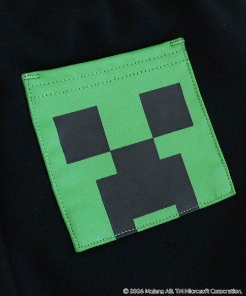 RUGGEDWORKS(ラゲッドワークス)の「《マインクラフト》キッズ キャラクターポケット ハーフパンツ スポーツ裏毛(スウェットパンツ・キッズ・スミクロ/ブラック・110/160/150/140/130/120)」の12枚目の写真
