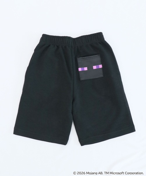 RUGGEDWORKS(ラゲッドワークス)の「《マインクラフト》キッズ キャラクターポケット ハーフパンツ スポーツ裏毛(スウェットパンツ・キッズ・スミクロ/ブラック・110/160/150/140/130/120)」の15枚目の写真