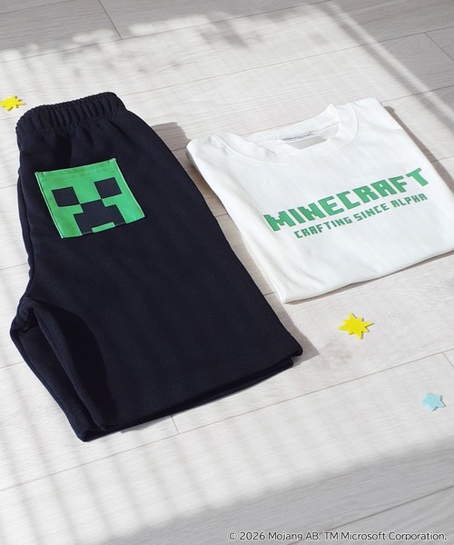 RUGGEDWORKS(ラゲッドワークス)の「《マインクラフト》キッズ キャラクターポケット ハーフパンツ スポーツ裏毛(スウェットパンツ・キッズ・スミクロ/ブラック・110/160/150/140/130/120)」の22枚目の写真