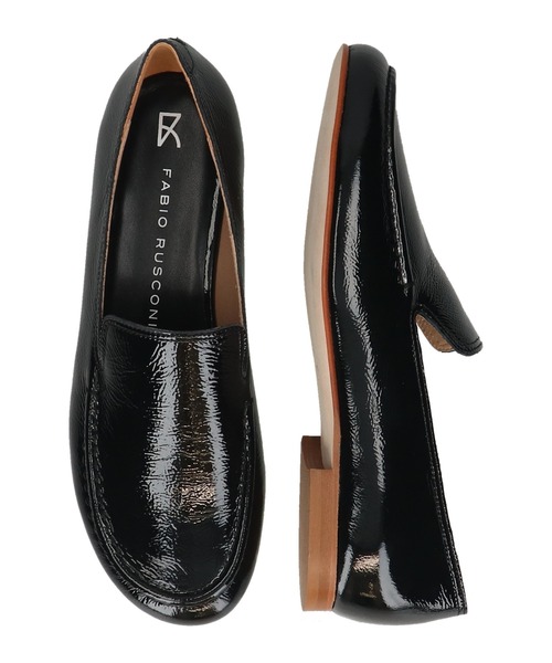 inter-chaussures(インターショシュール)の「【FABIO RUSCONI】オブリークトウエナメルローファー(F61630)(ローファー・レディース・ホワイト系その他/ブラック系その他・37/38/36/35)」の3枚目の写真