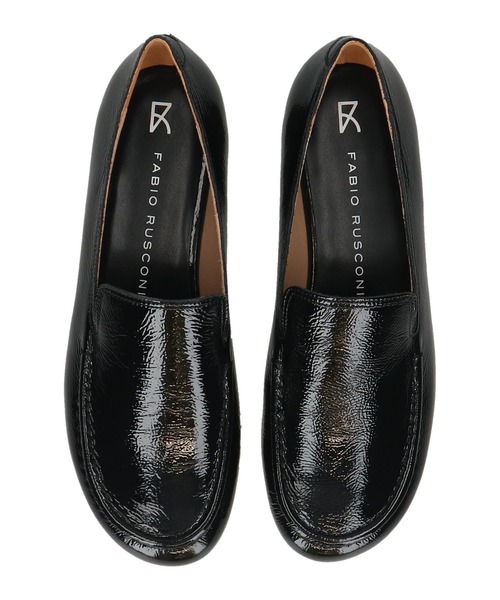inter-chaussures(インターショシュール)の「【FABIO RUSCONI】オブリークトウエナメルローファー(F61630)(ローファー・レディース・ホワイト系その他/ブラック系その他・37/38/36/35)」の4枚目の写真