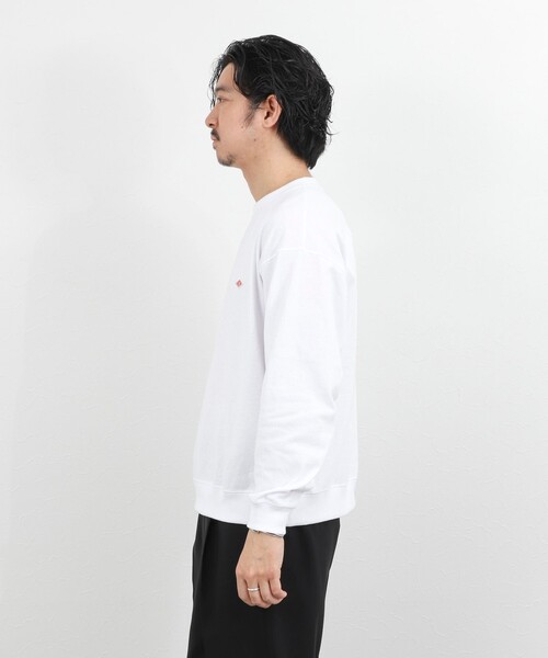 DANTON（ダントン）の「【DANTON/ダントン】ロゴスウェットTシャツ/SOLID SWEAT T-SHIRT/DT-C0204TCB/26SS（Tシャツ/カットソー・メンズ・ホワイト/ライトグレー・S/M/L/XL）」の10枚目の写真