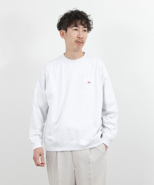 DANTON（ダントン）の「【DANTON/ダントン】ロゴスウェットTシャツ/SOLID SWEAT T-SHIRT/DT-C0204TCB/26SS（Tシャツ/カットソー・メンズ・ホワイト/ライトグレー・S/M/L/XL）」の20枚目の写真