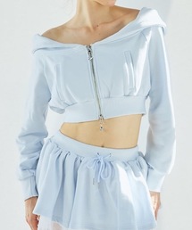 lilLilly | オフショルチャームパーカー(パーカー)