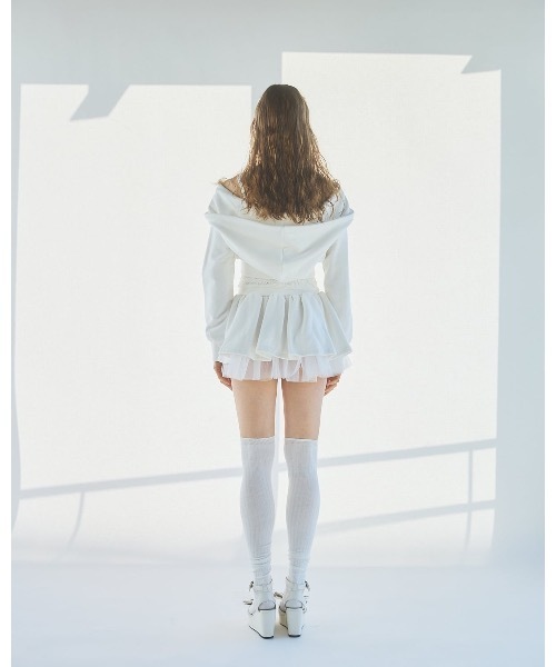 lilLilly（リルリリー）の「オフショルチャームパーカー（パーカー・レディース・ブルー/ホワイト・FREE）」の13枚目の写真