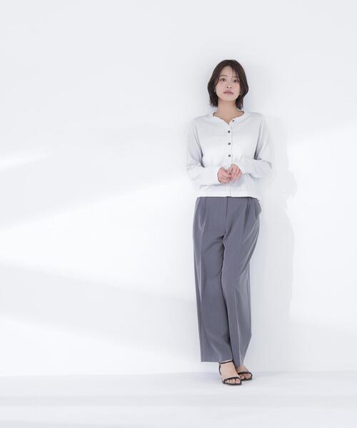 NATURAL BEAUTY BASIC(ナチュラルビューティーベーシック)の「◇ベーシックカーディガン(カーディガン/ボレロ・レディース・イエロー/ピンク/ホワイト系その他/ブラック・FREE)」の13枚目の写真