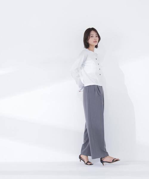 NATURAL BEAUTY BASIC(ナチュラルビューティーベーシック)の「◇ベーシックカーディガン(カーディガン/ボレロ・レディース・イエロー/ピンク/ホワイト系その他/ブラック・FREE)」の17枚目の写真