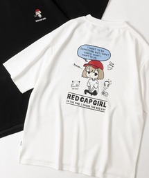 【a-r】〔RedCapGirl/レッドキャップガール〕アソートイラスト 二頭身 シルキータッチ半袖Tシャツ 接触冷感/ストレッチ