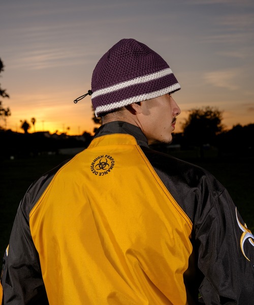 HUF(ハフ)の「MEGABLAST KNIT BUCKET HAT(ハット・メンズ・ベージュ系その他/パープル/ブラック・O/S)」の6枚目の写真