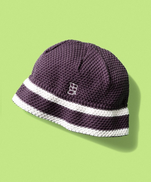 HUF(ハフ)の「MEGABLAST KNIT BUCKET HAT(ハット・メンズ・ベージュ系その他/パープル/ブラック・O/S)」の8枚目の写真