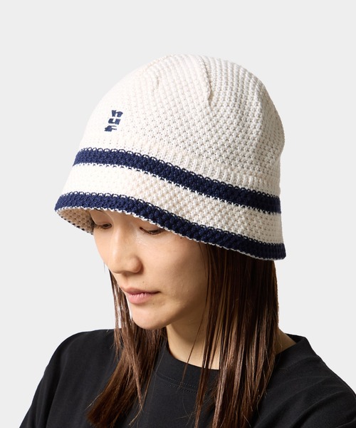 HUF(ハフ)の「MEGABLAST KNIT BUCKET HAT(ハット・メンズ・ベージュ系その他/パープル/ブラック・O/S)」の17枚目の写真
