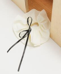 KBF | リボン付きシュシュ(ヘアゴム)