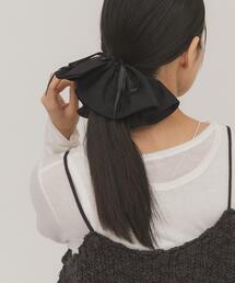 KBF | リボン付きシュシュ(ヘアゴム)