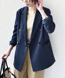 SHIPS Colors（シップス カラーズ）の「SHIPS Colors:〈手洗い可能〉デラオックス ダブルボタン ジャケット2（セットアップ対応可能）◇（テーラードジャケット）」