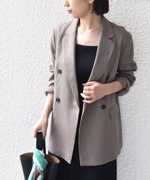 SHIPS Colors（シップス カラーズ）の「SHIPS Colors:〈手洗い可能〉デラオックス ダブルボタン ジャケット2（セットアップ対応可能）◇（テーラードジャケット）」