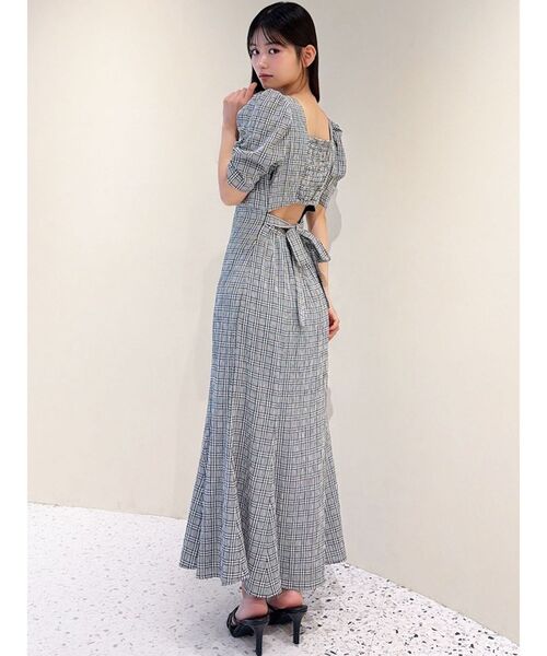 RESEXXY（リゼクシー）の「バックオープンマーメイドワンピース（ワンピース・レディース・その他1/レッド/ホワイト・FREE）」の8枚目の写真