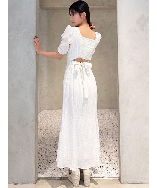 RESEXXY（リゼクシー）の「バックオープンマーメイドワンピース（ワンピース・レディース・その他1/レッド/ホワイト・FREE）」の12枚目の写真