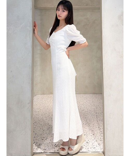 RESEXXY（リゼクシー）の「バックオープンマーメイドワンピース（ワンピース・レディース・その他1/レッド/ホワイト・FREE）」の13枚目の写真