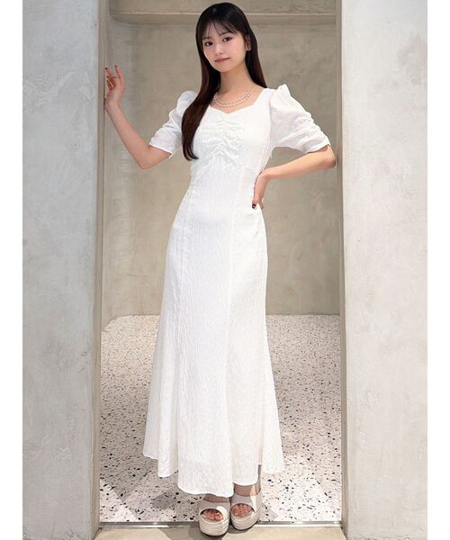 RESEXXY（リゼクシー）の「バックオープンマーメイドワンピース（ワンピース・レディース・その他1/レッド/ホワイト・FREE）」の14枚目の写真