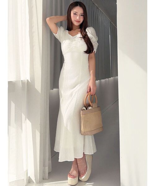 RESEXXY（リゼクシー）の「バックオープンマーメイドワンピース（ワンピース・レディース・その他1/レッド/ホワイト・FREE）」の21枚目の写真