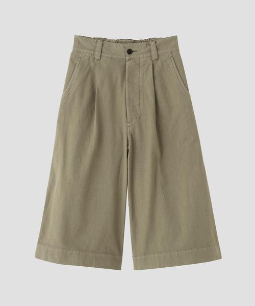 MHL.(エムエイチエル)の「BELGIAN LINEN COTTON PLAINWEAV(その他パンツ・レディース・カーキ・2/1)」の5枚目の写真