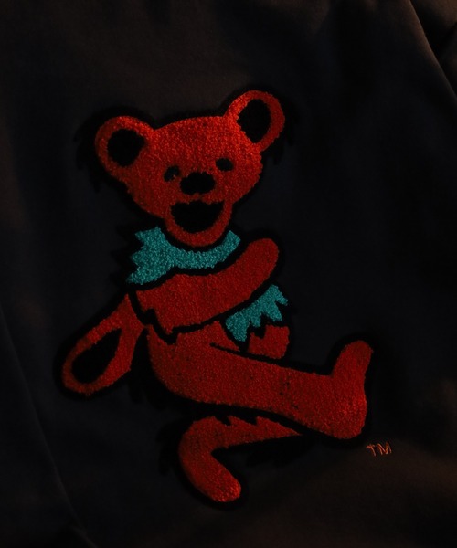 Grateful Dead(グレイトフルデッド)の「Grateful Dead オーバーサイズビッグベアー柄トレーナー(スウェット・メンズ・チャコールグレー/グリーン/ロイヤルブルー・L/M)」の11枚目の写真