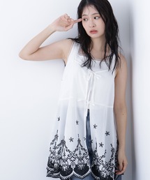 N.(N. Natural Beauty Basic) | エンブロイダリーキャミチュニック(キャミソール)