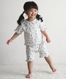 PUPPAPUPO（プッパプーポ）の「襟付き 半袖 パジャマ ワッフル（ルームウェア/パジャマ）」