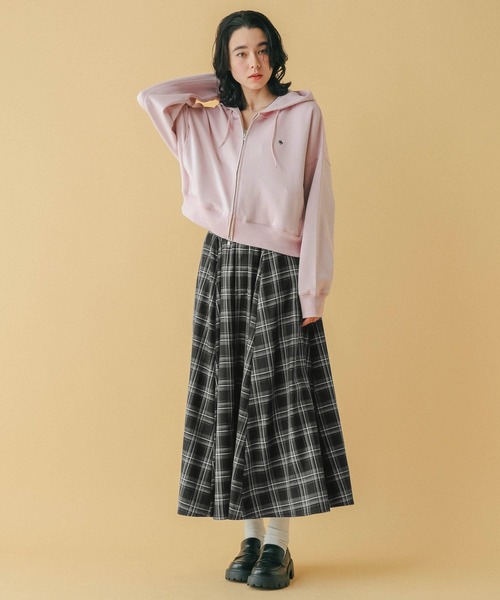 RAGEBLUE(レイジブルー)の「<POLO BCS/ポロ・ビーシーエス>別注/ショート丈ポンチZIPパーカー(パーカー・レディース・ライトピンク/オフホワイト/ネイビー・FREE)」の19枚目の写真