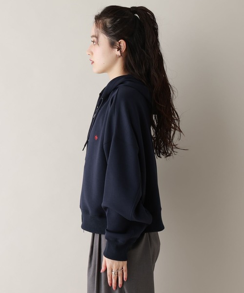 RAGEBLUE(レイジブルー)の「<POLO BCS/ポロ・ビーシーエス>別注/ショート丈ポンチZIPパーカー(パーカー・レディース・ライトピンク/オフホワイト/ネイビー・FREE)」の14枚目の写真