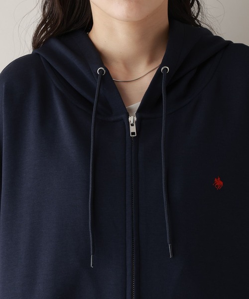 RAGEBLUE(レイジブルー)の「<POLO BCS/ポロ・ビーシーエス>別注/ショート丈ポンチZIPパーカー(パーカー・レディース・ライトピンク/オフホワイト/ネイビー・FREE)」の16枚目の写真