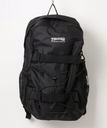 THRASHER（スラッシャー）の「W CLIP PACK BACKPACK 30L/THRASHER スラッシャー ストリートリュック PCポケット A4対応 GONZ刺繍 通学 通勤 旅行 デイパック（バックパック/リュック）」
