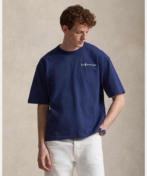 リラックス フィット ロゴ ジャージー Tシャツ（Tシャツ/カットソー
