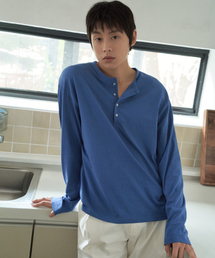 ブリーズ ヘンリーネック ロングスリーブTシャツ_BLUE(W26TP02)