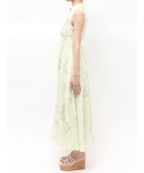 MERCURYDUO(マーキュリーデュオ)の「花柄バックレースアップワンピース(ワンピース・レディース・ブラック/イエロー/ライトグレー/アイボリー/ブラウン・MEDIUM/SMALL)」の21枚目の写真