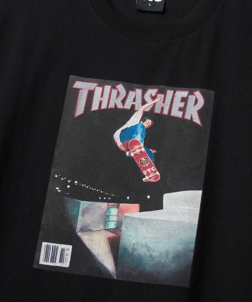 FTC（エフティーシー）の「"FTC x THRASHER" COVER TEE（Tシャツ/カットソー・メンズ・グレー系その他/ブラック/ホワイト・LARGE/X-LARGE/MEDIUM）」の5枚目の写真