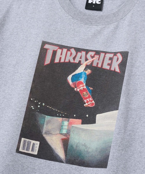 FTC（エフティーシー）の「"FTC x THRASHER" COVER TEE（Tシャツ/カットソー・メンズ・グレー系その他/ブラック/ホワイト・LARGE/X-LARGE/MEDIUM）」の4枚目の写真