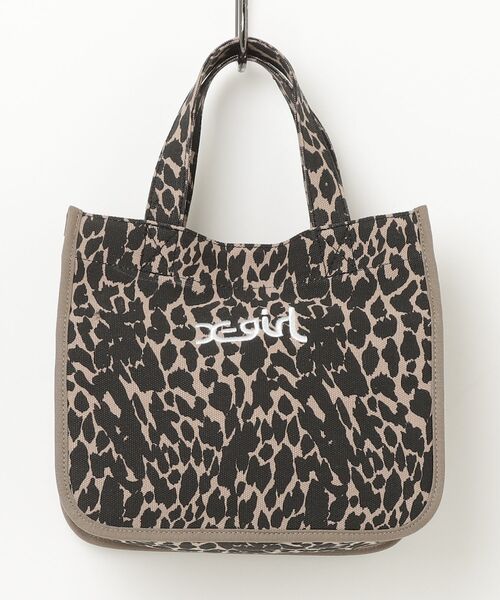 X-girl（エックスガール）の「SMALL LOGO TOTE BAG（ショルダーバッグ・レディース・ブラック/ホワイト/ベージュ・ONE SIZE）」の3枚目の写真