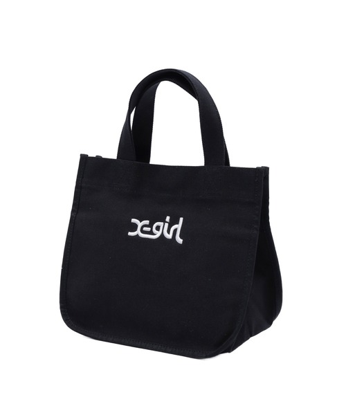 ショルダーバッグ melt the lady  logo tote bag small SMALL LOGO TOTE BAG（ショルダーバッグ）｜X-girl（エックスガール
