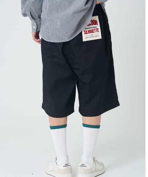 CORISCO(コリスコ)の「ツイル バルーンハーフパンツ(M1)(その他パンツ・メンズ・インディゴブルー/ライトインディゴブルー/ベージュ/ブラック/アイボリー/ストライプ・MEDIUM/X-LARGE/LARGE)」の2枚目の写真
