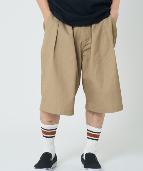 CORISCO(コリスコ)の「ツイル バルーンハーフパンツ(M1)(その他パンツ・メンズ・インディゴブルー/ライトインディゴブルー/ベージュ/ブラック/アイボリー/ストライプ・MEDIUM/X-LARGE/LARGE)」の14枚目の写真