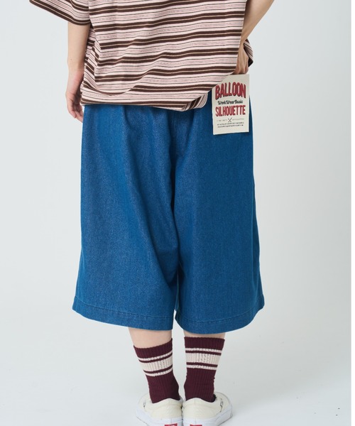 CORISCO(コリスコ)の「ツイル バルーンハーフパンツ(M1)(その他パンツ・メンズ・インディゴブルー/ライトインディゴブルー/ベージュ/ブラック/アイボリー/ストライプ・MEDIUM/X-LARGE/LARGE)」の17枚目の写真