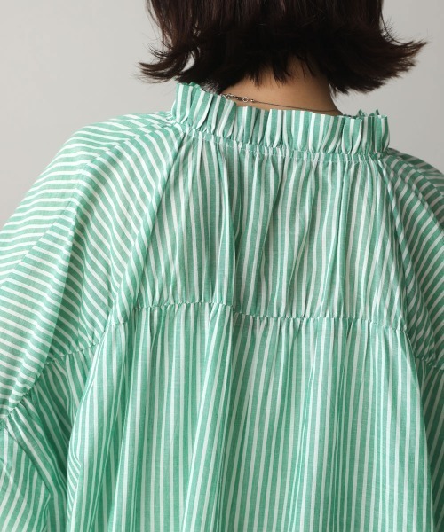 Bou Jeloud(ブージュルード)の「キャンブリックギャザーブラウス(シャツ/ブラウス・レディース・ブルー/グリーン・MEDIUM)」の16枚目の写真