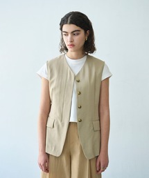 N.O.R.C（ノーク）の「【トリアセリネン】ベルト付きジレ（ベスト）」