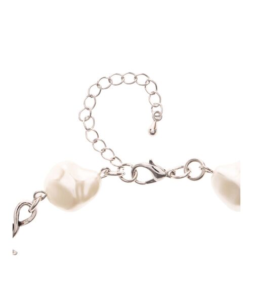 jouetie（ジュエティ）の「ワイヤーライクパールネックレス（ネックレス・レディース・シルバー・FREE）」の5枚目の写真