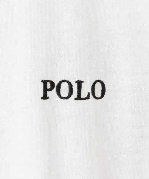 Mac-House(マックハウス)の「【ユニセックス】POLO BCS バックプリント オーバーサイズTシャツ(Tシャツ/カットソー・レディース・ホワイト/ピンク/スミクロ・M/L)」の6枚目の写真