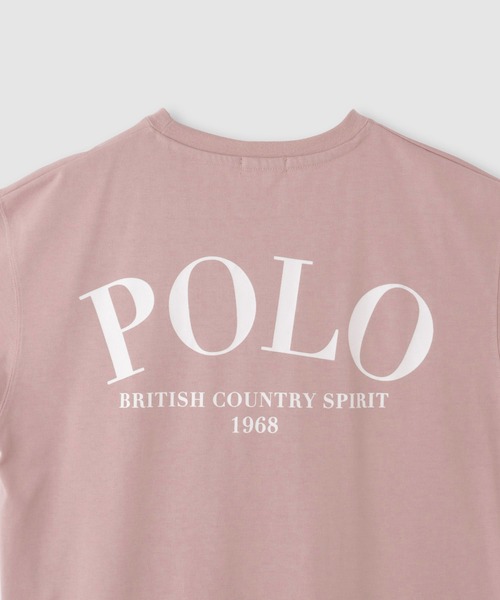 Mac-House(マックハウス)の「【ユニセックス】POLO BCS バックプリント オーバーサイズTシャツ(Tシャツ/カットソー・レディース・ホワイト/ピンク/スミクロ・M/L)」の8枚目の写真