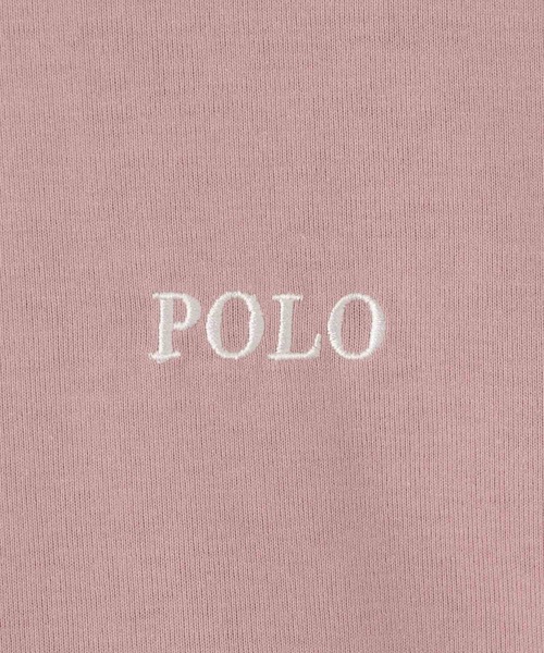 Mac-House(マックハウス)の「【ユニセックス】POLO BCS バックプリント オーバーサイズTシャツ(Tシャツ/カットソー・レディース・ホワイト/ピンク/スミクロ・M/L)」の5枚目の写真