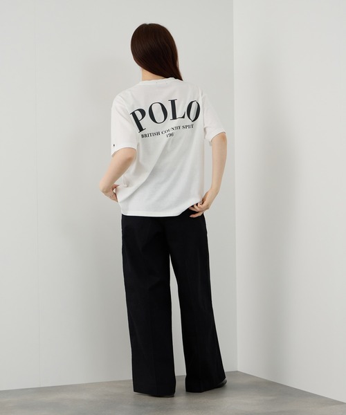 Mac-House(マックハウス)の「【ユニセックス】POLO BCS バックプリント オーバーサイズTシャツ(Tシャツ/カットソー・レディース・ホワイト/ピンク/スミクロ・M/L)」の20枚目の写真